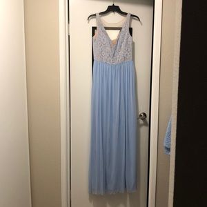 Blue long dress